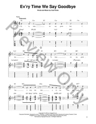 Ev'ry Time We Say Goodbye Guitar and Fretted sheet music cover